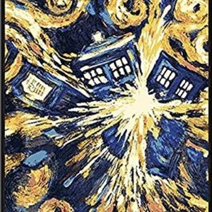 50x60 Dr Who Pandorica Exploding Tardis Throw